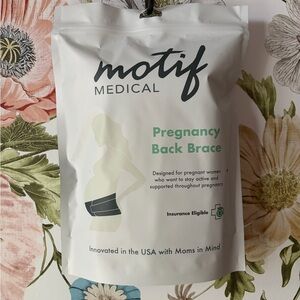 Motif Medical Pregnancy Back Brace - White